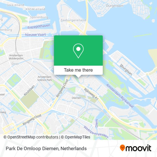 Park De Omloop Diemen map