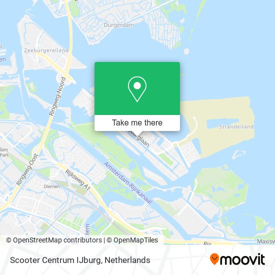 Scooter Centrum IJburg map