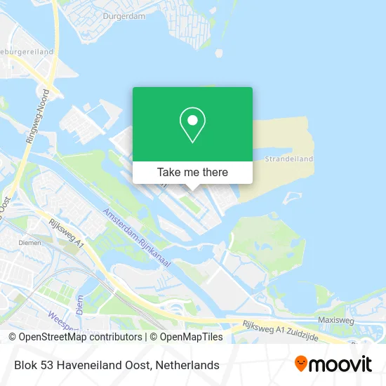 Blok 53 Haveneiland Oost map