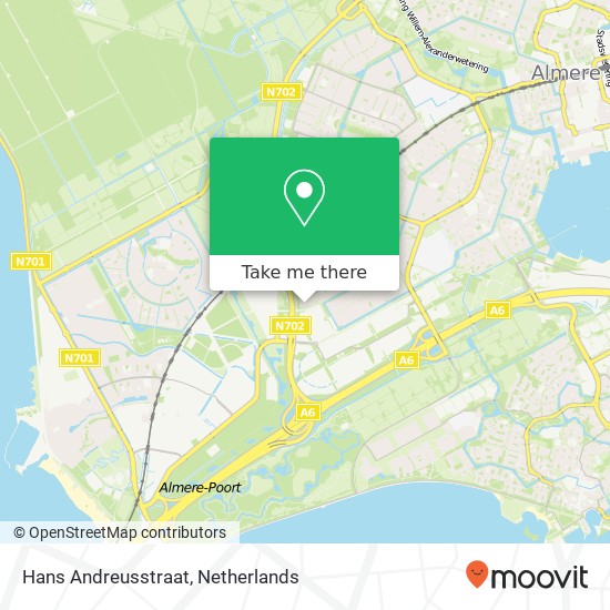 Hans Andreusstraat map