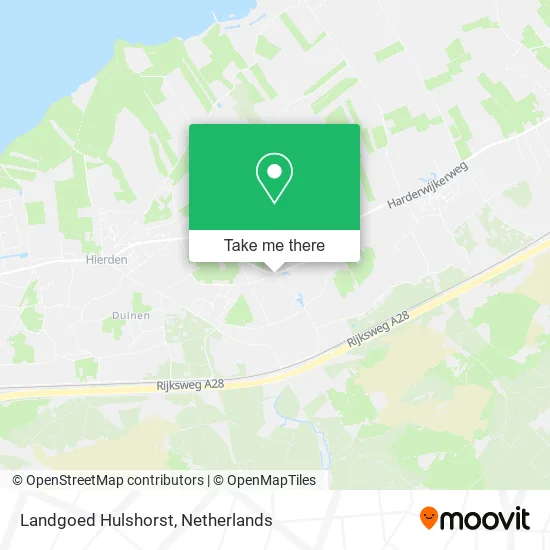 Landgoed Hulshorst map