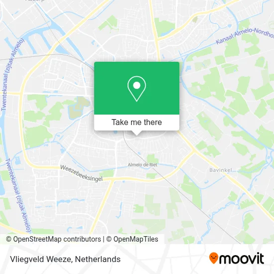 Vliegveld Weeze map