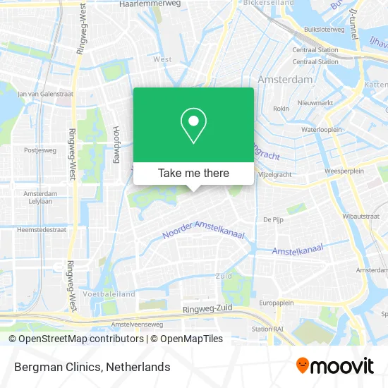 Bergman Clinics map