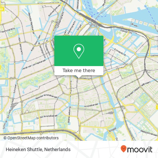 Heineken Shuttle map