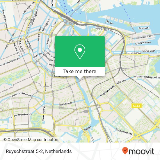 Ruyschstraat 5-2 map