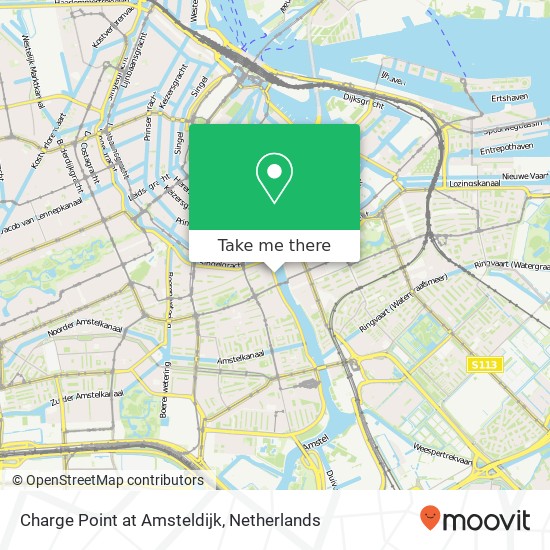 Charge Point at Amsteldijk Karte