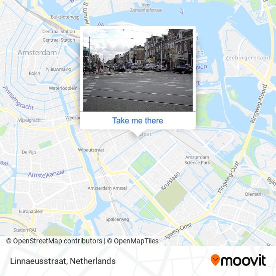 Linnaeusstraat Karte