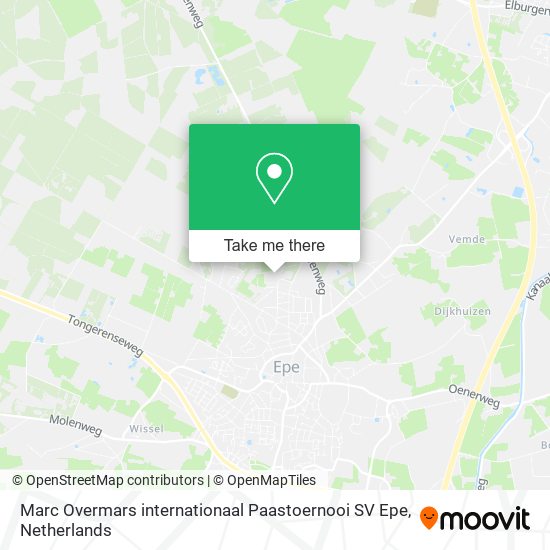 Marc Overmars internationaal Paastoernooi SV Epe map