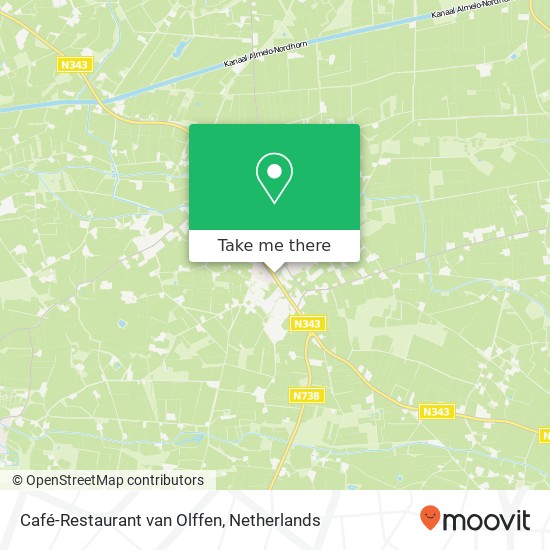 Café-Restaurant van Olffen map