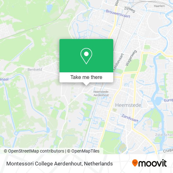 Montessori College Aerdenhout map