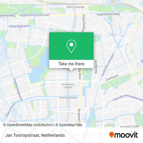 Jan Tooropstraat map