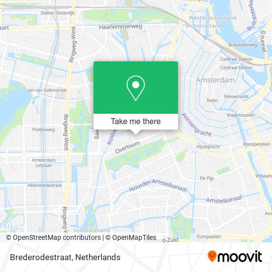 Brederodestraat map