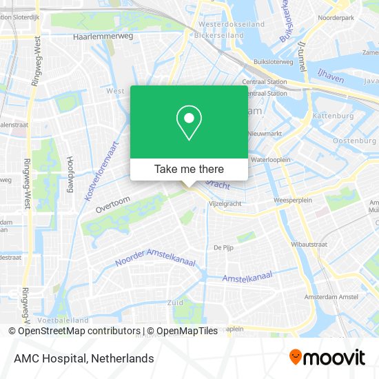 AMC Hospital map