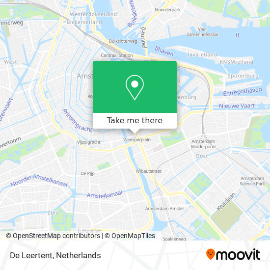 De Leertent map