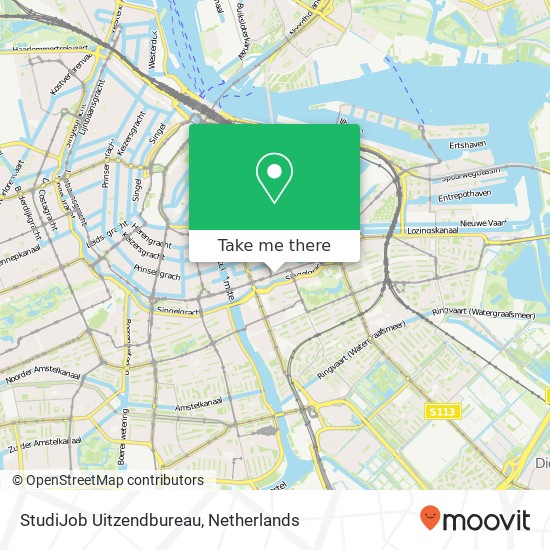 StudiJob Uitzendbureau map