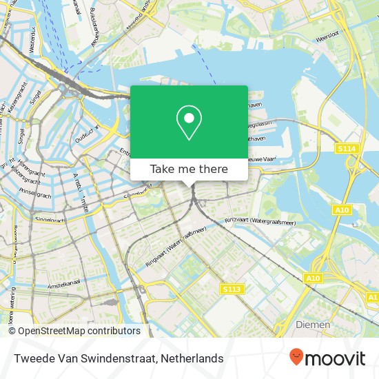 Tweede Van Swindenstraat map
