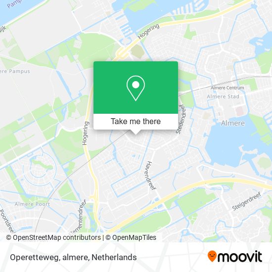 Operetteweg, almere map