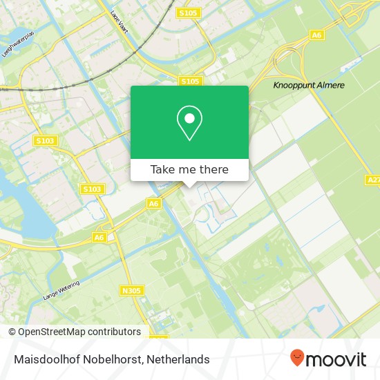 Maisdoolhof Nobelhorst map