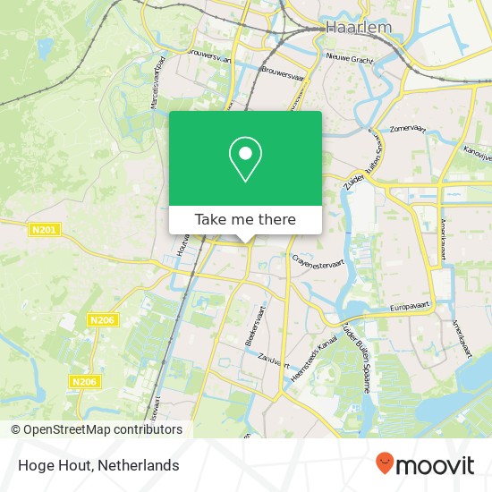 Hoge Hout map