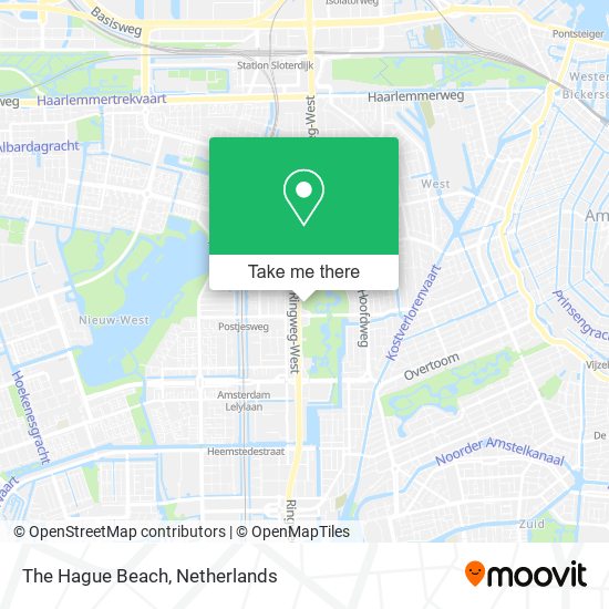 The Hague Beach Karte