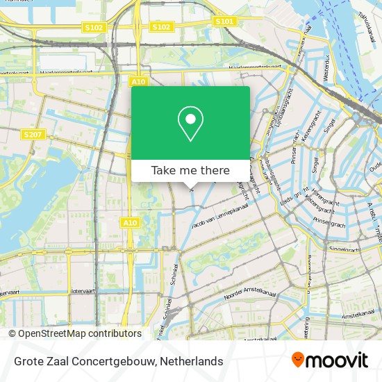 Grote Zaal Concertgebouw map
