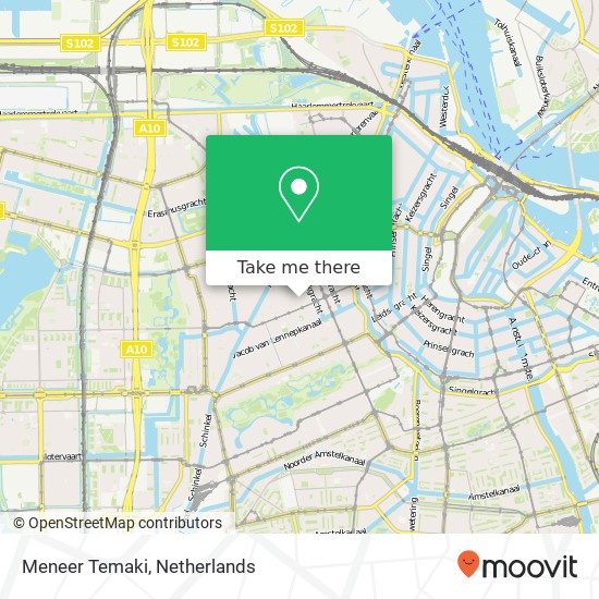 Meneer Temaki map