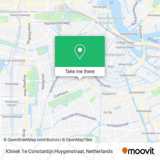 Kliniek 1e Constantijn Huygenstraat map