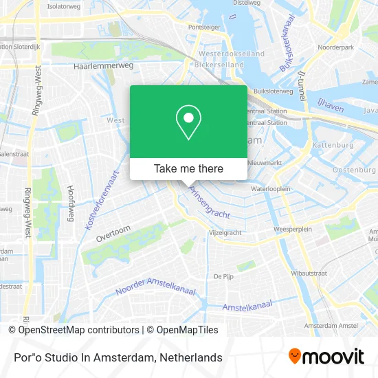 Por"o Studio In Amsterdam map