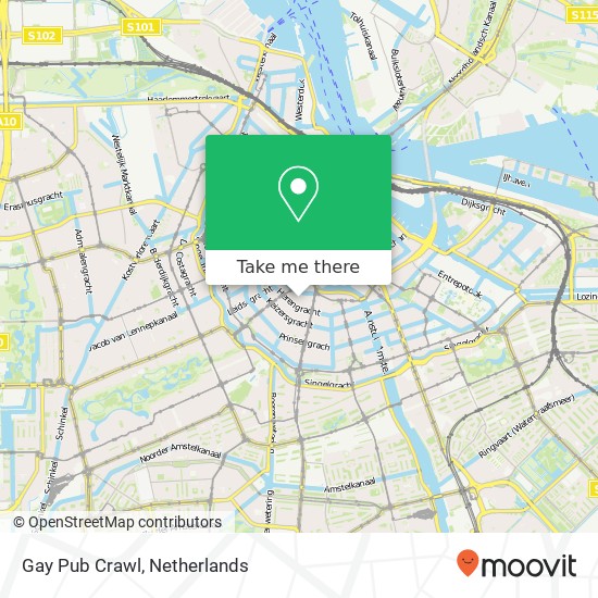 Gay Pub Crawl Karte