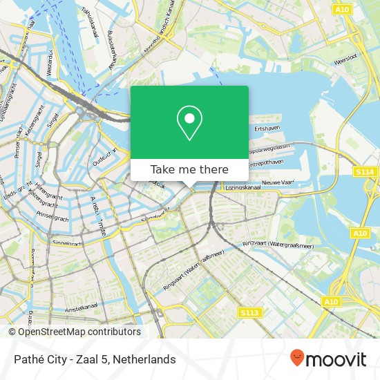 Pathé City - Zaal 5 map