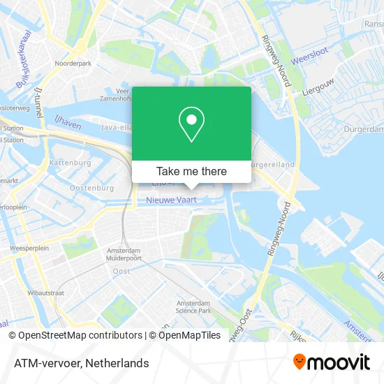 ATM-vervoer map