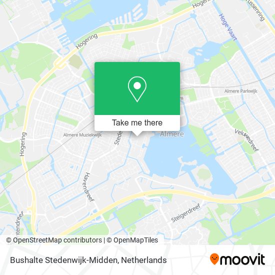 Bushalte Stedenwijk-Midden map