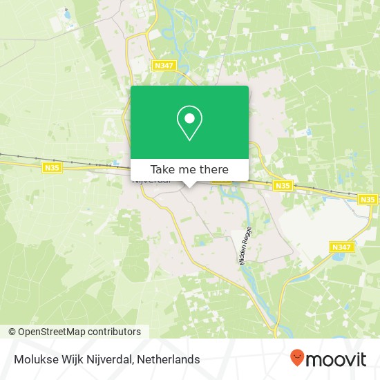Molukse Wijk Nijverdal map