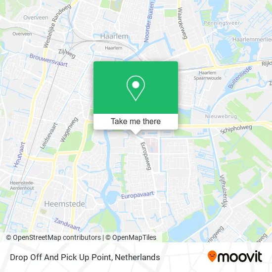 Drop Off And Pick Up Point map