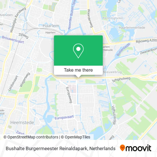 Bushalte Burgermeester Reinaldapark map