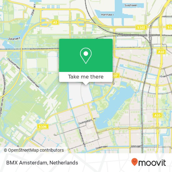 BMX Amsterdam map