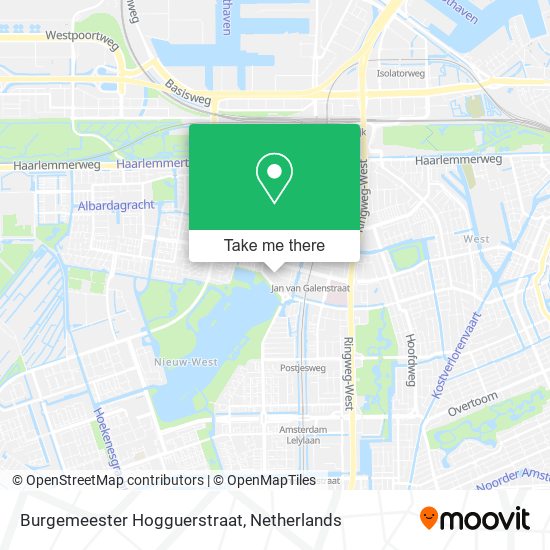 Burgemeester Hogguerstraat map