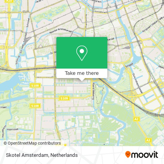 Skotel Amsterdam map