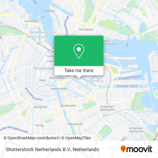 Shutterstock Netherlands B.V. Karte