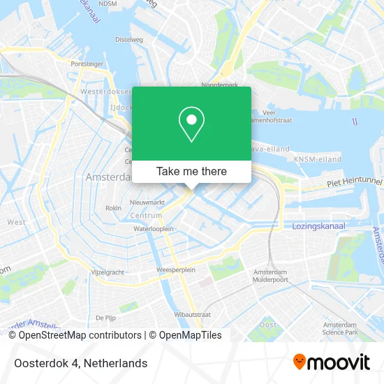 Oosterdok 4 map