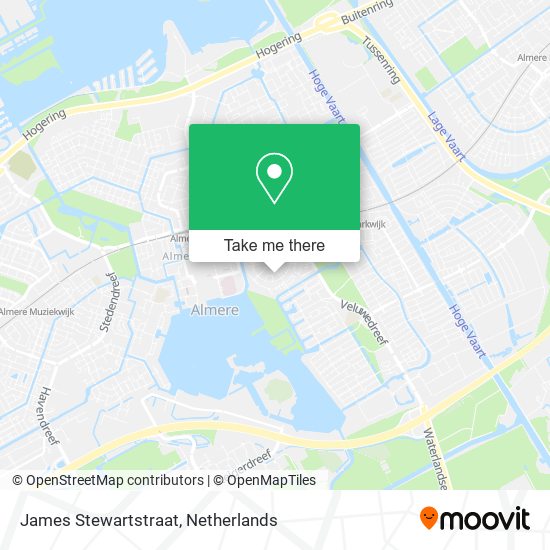 James Stewartstraat map