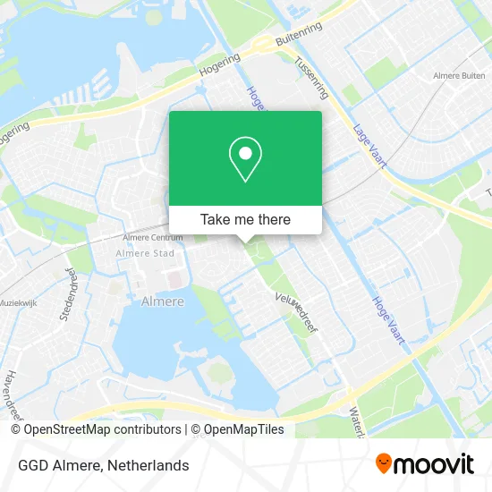 GGD Almere map