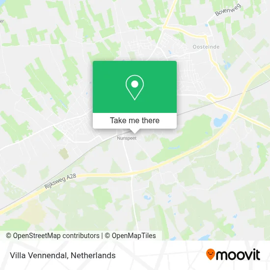 Villa Vennendal map