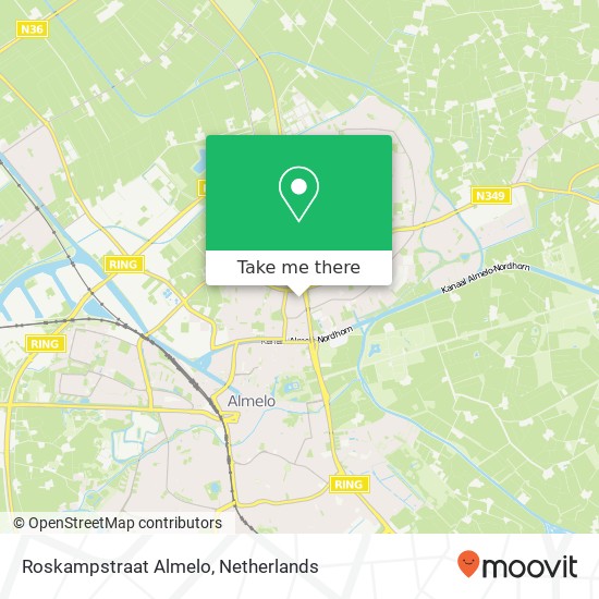Roskampstraat Almelo Karte