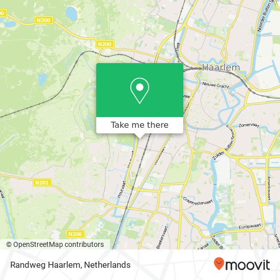 Randweg Haarlem map