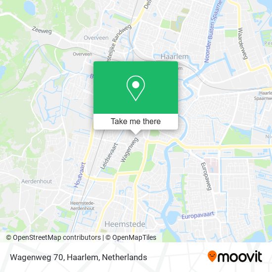Wagenweg 70, Haarlem Karte