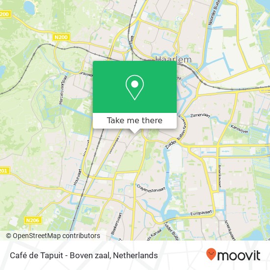 Café de Tapuit - Boven zaal map