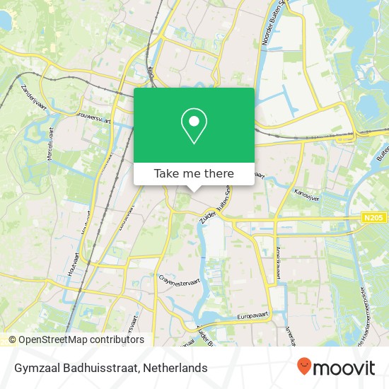 Gymzaal Badhuisstraat map