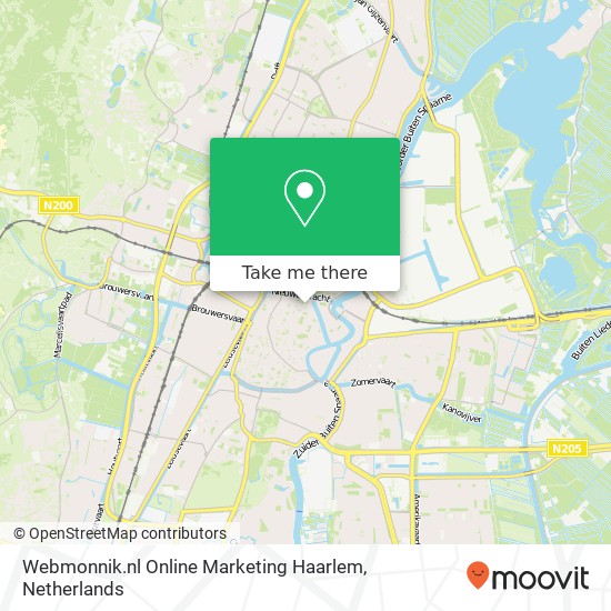 Webmonnik.nl Online Marketing Haarlem map