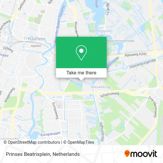 Prinses Beatrixplein map